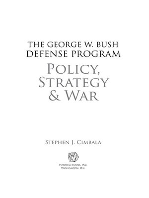 cover image of The George W. Bush Defense Program